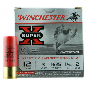 chester Super X Xpert High Velocity 12 Gauge 3 1 1/16 Oz 2 Shot 25 Bx/ 10 Cs Ammo