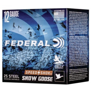 eral Speed-Shok Snow Goose 12 Gauge 3 1 1/4 Oz 2 Shot 25 Bx/ 10 Cs Ammo