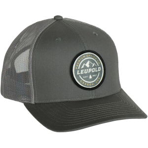 Leupold Cascade Trucker Hat Gray One Size - Leupold