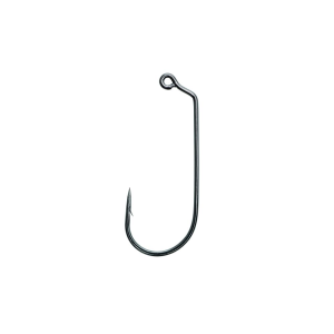 Eagle Claw Lazer Sharp Flippin' Jig Side Eye 60 D Platinum Black 100pk Size 4 - Eagle Claw