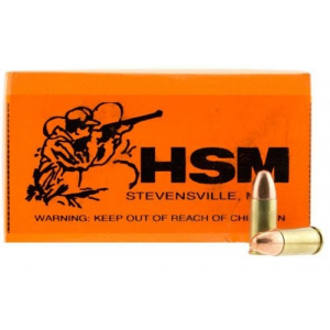  9mm Full Metal Jacket Round Nose 124 GR 50Box/20Ca Ammo