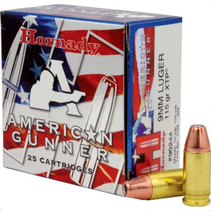 nady American Gunner 9mm 115gr XTP 25 Round Box Ammo