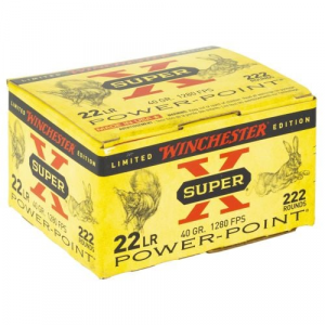 chester Super X Plated Hollow Point 22 Long Rifle 222 Round Box Ammo