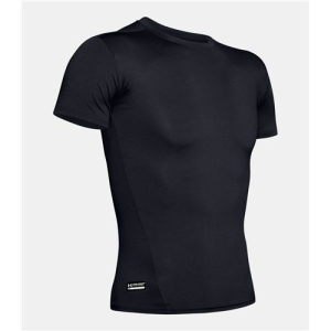 Tactical HeatGear Compression Short Sleeve T-Shirt Black Medium - Under Armour