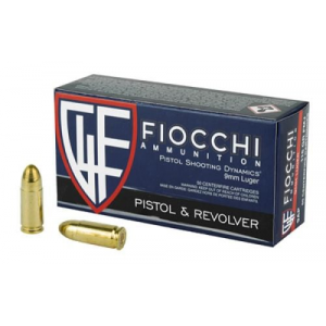 cchi Range Dynamics 9mm Luger 147 Gr Full Metal Jacket (FMJ) 50 Bx/ 20 Cs Ammo