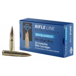  PP300BF Standard Rifle .300 Black (7.62x35mm) 125 GR Flat Point Jacketed 20 Bx/ 50 Cs Ammo