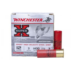 chester Super X Xpert High Velocity 12 Gauge 3 1 1/4 Oz 3 Shot 25 Bx/ 10 Cs Ammo