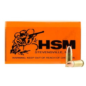  9mm Full Metal Jacket Round Nose 115 GR 50Box/20Ca Ammo