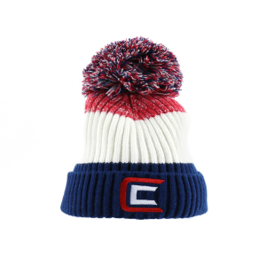 Clam Red/White/Blue Pom Hat - Clam
