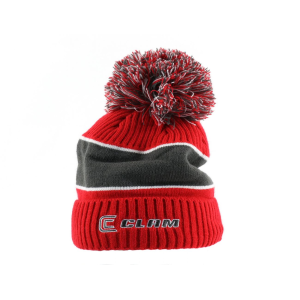Clam Red Pom Hat - Clam