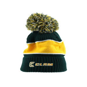 Clam Green/Gold Pom Hat - Clam