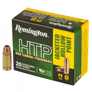 ington Ammunition HTP 9mm Luger 147 Gr Jacketed Hollow Point (JHP) 20 Per Box/ 25 Cs Ammo