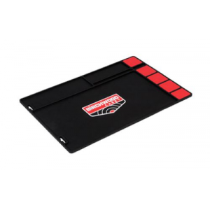 Birchwood Casey Pistol Cleaning Mat Chemical Resistant Rubber 17"x11" Black/Red - Birchwood Casey