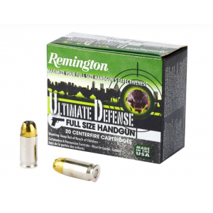 ington Ultimate Defense Jacketed Hollow Point 380 ACP 20 Round Box Ammo