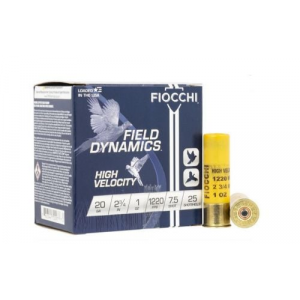 cchi High Velocity 20 Gauge 2.75 1 Oz # 7.5 Shot 25rd Box Ammo