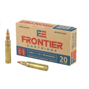 nady Frontier Boat Tail Hollow Point Match 5.56 NATO 75 Gr 20 Round Box Ammo