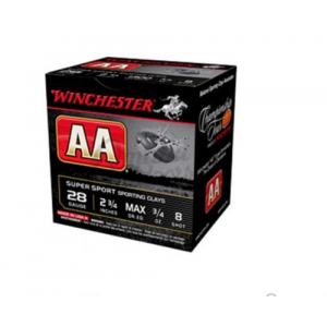 chester AA Sporting Clay 28 Gauge 2.75 3/4 Oz 8 Round 25 Bx/ 10 Cs Ammo