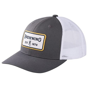 Browning Wallow Meshback Snapback Cap, Grey - Browning