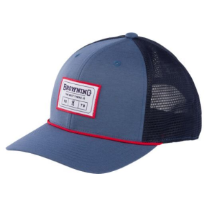 Browning Cap Mason 110 Mesh Back Rec Patch W/rope Blue* - Browning