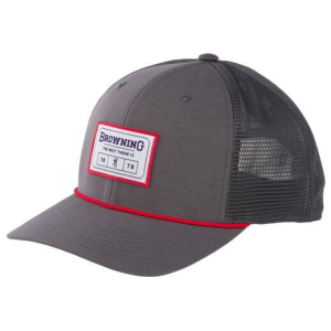 Browning Cap Mason 110 Mesh Back Rec Patch W/rope Charcl* - Browning