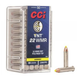  Varmint .22 WMR 30gr Varmint Tipped 50rd Box Ammo