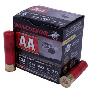 chester AA Super Sport 28 Gauge 2.75 3/4 Oz 7.5 Shot 25 Bx/ 10 Cs Ammo