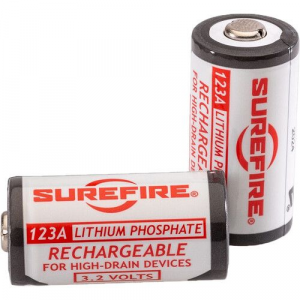 Surefire SFLP123 CR123A 3v Lithium 1550 mAh 2 Pack - Surefire