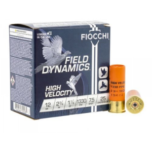 cchi High Velocity Lead Shot 12 Gauge 1 1/4 Oz # 7.5 25 Round Box Ammo