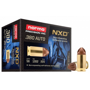 ma Ammunition (RUAG) 611040020 Self Defense Auto .380 Auto 85 Gr NXD 20 Per Box/ 10 Cs Ammo