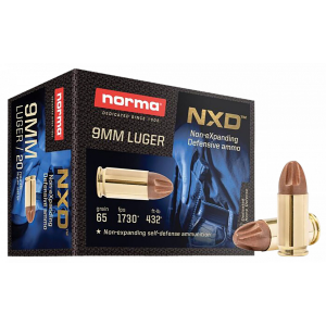 ma Ammunition Self Defense NXD 9mmLuger 65gr 20 Per Box/10 Case Ammo