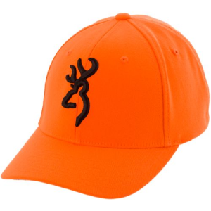 BRN CAP FLEX FIT BLAZE/BLK LOGO S/M - Browning