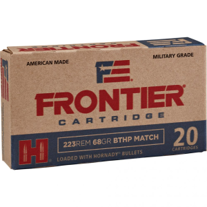 Hornady Frontier Rifle Ammo 223 Rem. 68 gr. BTHP Match 20 rd. - Hornady