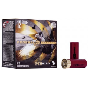 eral Premium Upland Hi-Bird 12 Gauge 2.75 1 1/4 Oz 6 Shot 25 Bx/ 10 Cs Ammo