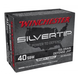 chester Silvertip 40 S&W 155 Gr Silvertip Jacket Hollow Point 20 Bx/10 Cs Ammo