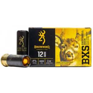 wning BXS 12 Gauge 2.75 1 Oz Sabot Slug Shot 5 Bx/ 20 Cs Ammo