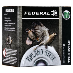 eral Upland Steel 20 Gauge 2.75 7/8 Oz 7.5 Shot 25 Bx/ 10 Cs Ammo