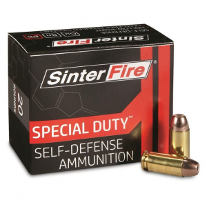 terFire Special Duty 40 S&W 125 Gr Lead Free Frangible Hollow Point 20rd Box Ammo