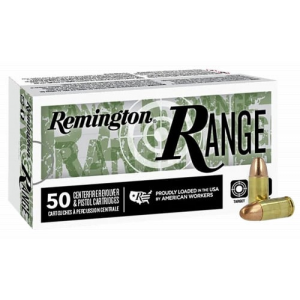 ington Ammunition R27780 Remington Range 9mm Luger 124 Gr/ Full Metal Jacket (FMJ) 50 Per Box/ 20 Cs Ammo