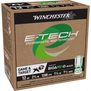 chester E-Tech 12 Gauge 2.75 1 1/8 Oz 7.5 Shot 25 Per Box Ammo