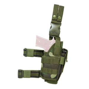 NcStar Drop Leg Tactical Holster Woodland Camo - Ncstar