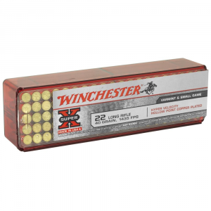 chester Super X High Velocity .22 LR 40 Grain Hollow Point 100RD BOX Ammo