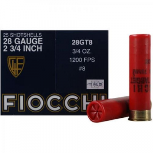 cchi Game & Target 28 Gauge 2.75 3/4 Oz 8 Round 25 Bx/ 10 Cs Ammo