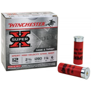 chester Super X Xpert High Velocity 20 Gauge 2.75 3/4 Oz 6 Shot 25 Bx/ 10 Cs Ammo