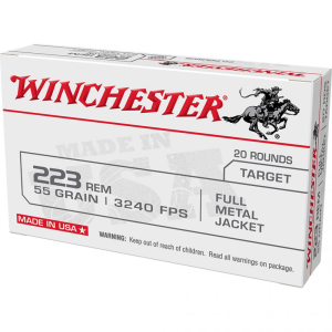 Winchester USA 223 Remington 55 Grain Full Metal Jacket - Winchester