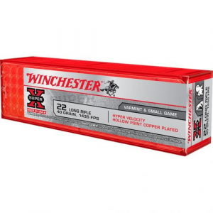 chester Hyper Speed Rimfire .22 LR 40 Gr. Plated Lead Hollow Point 100 Rd. Ammo