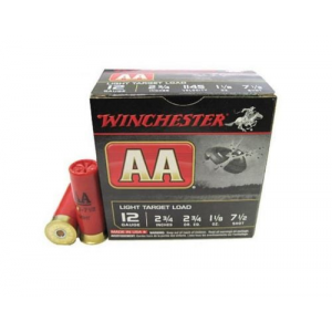 chester AA Light Target 12 Gauge 1-1/8oz # 7.5 Shot 25 Round Box Ammo