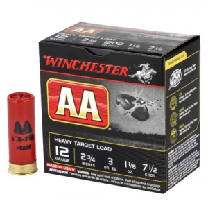 chester AA Heavy Target 12 Gauge 1-1/8 Oz 1200fps 25 Round Box Ammo