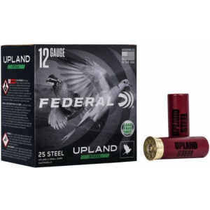 eral Upland Steel 12 Gauge 2.75 1 1/8 Oz #7.5 25rd Box Ammo