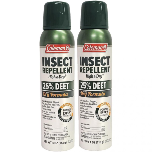 Coleman High & Dry Insect Repellent 25% Deet - Twin Pack - Coleman