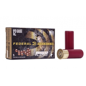 eral Premium Vital-Shok Copper Plated Buckshot 12 Gauge 12 Pellet #00 5 Round Box Ammo